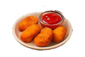 Piadina Millevoglie, chicken nuggets